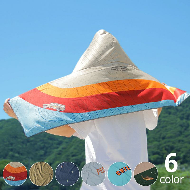 ポストジェネラルのクイックドライ フーディータオル