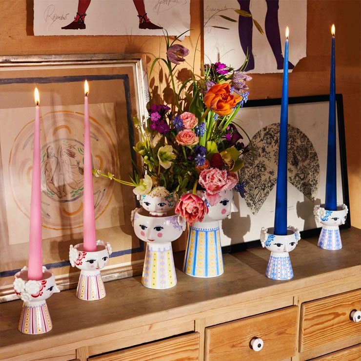 ビヨン・ヴィンブラッド　エヴァ キャンドルホルダー 高さ9.5cmのイメージ