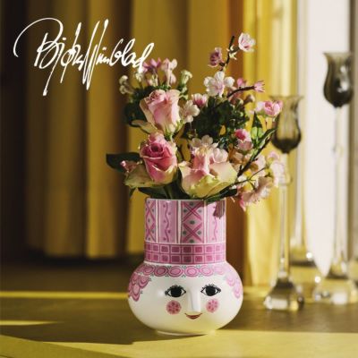 BJORN WIINBLAD（ビヨン・ヴィンブラッド）<br>Olgaベース　ピンク　高さ15cm