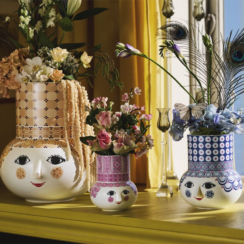 ビヨン・ヴィンブラッド エヴァ Olgaベースブルーをお部屋に飾ったイメージ