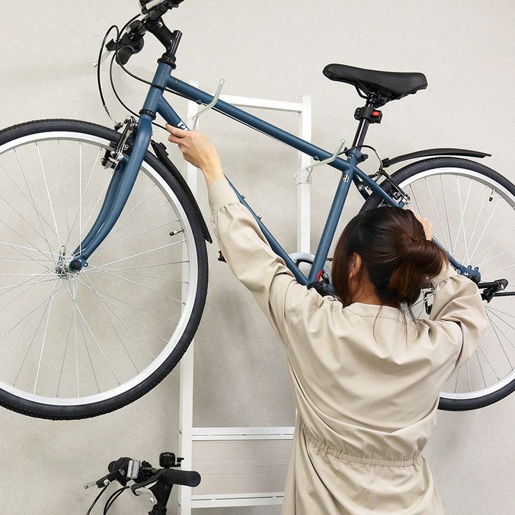 室内でスマートに愛車を飾る自転車スタンド