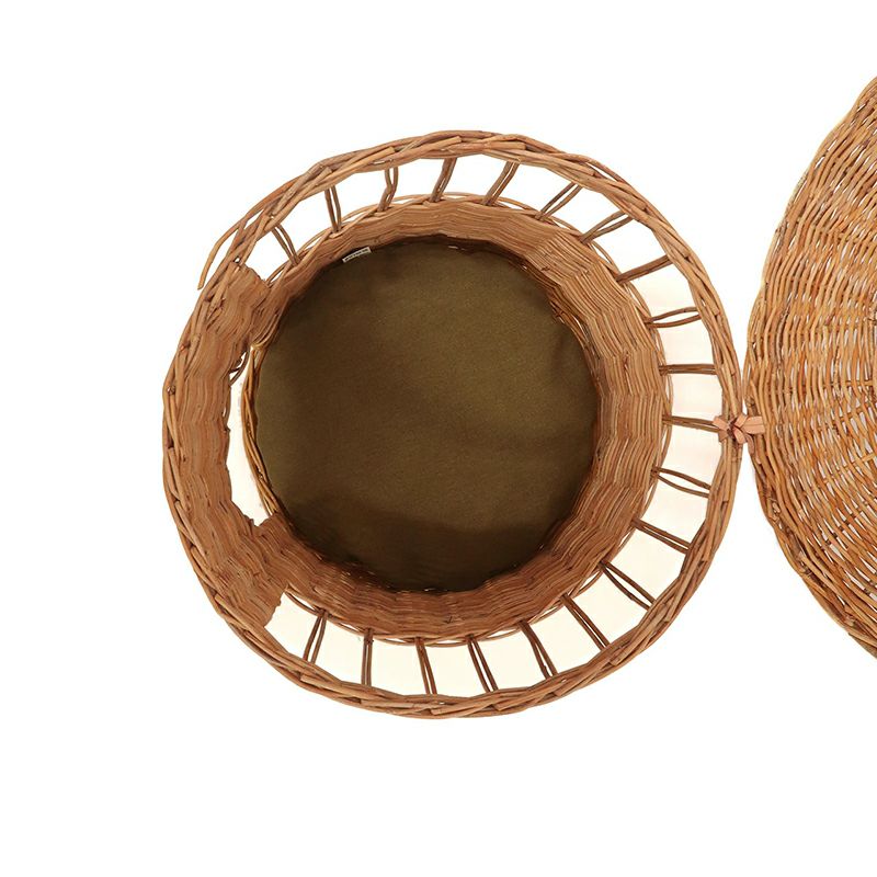 フタ付き円形キャットハウス