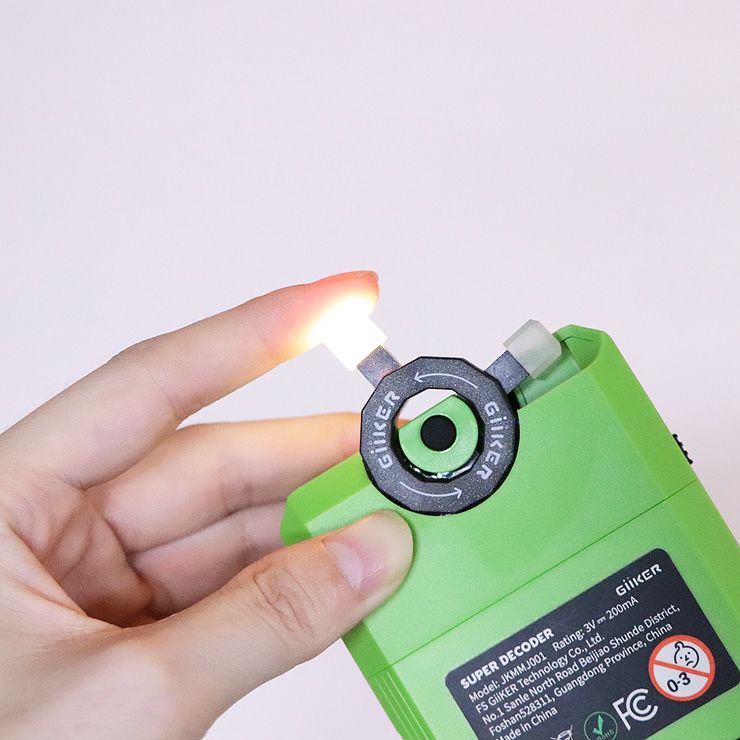 GiiKER（ギーカー）スーパーデコーダーはテレボタンでモード変更