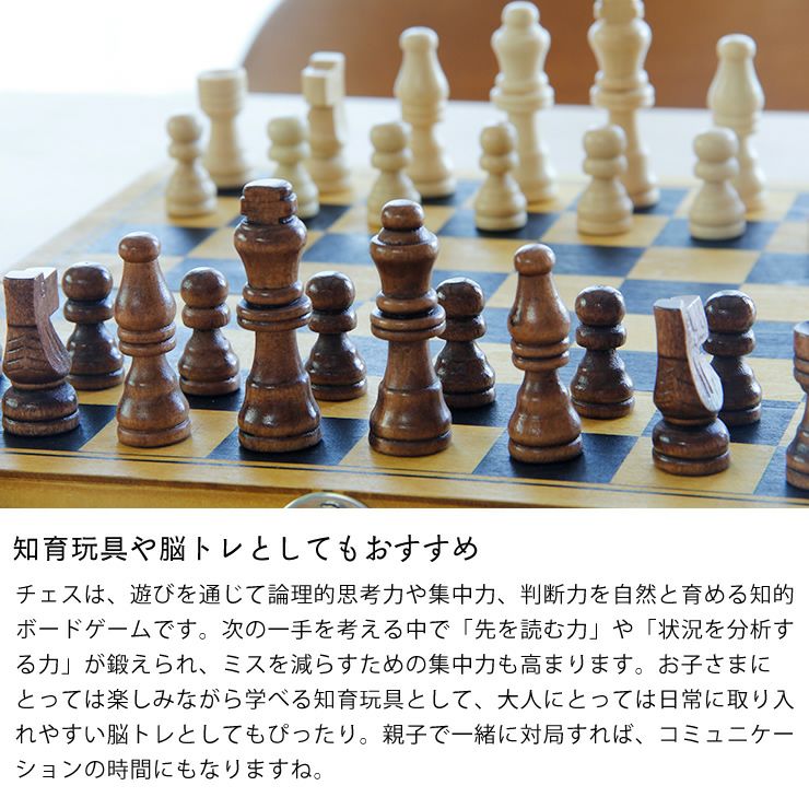 知育玩具や脳トレとしてもおすすめのチェスセット