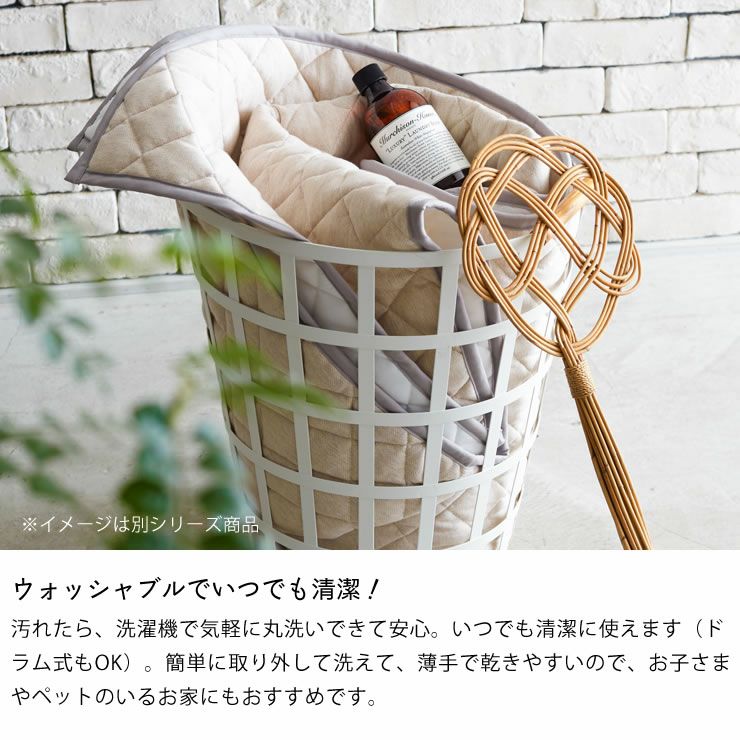 ウォッシャブルでいつでも清潔な薄手のラグ