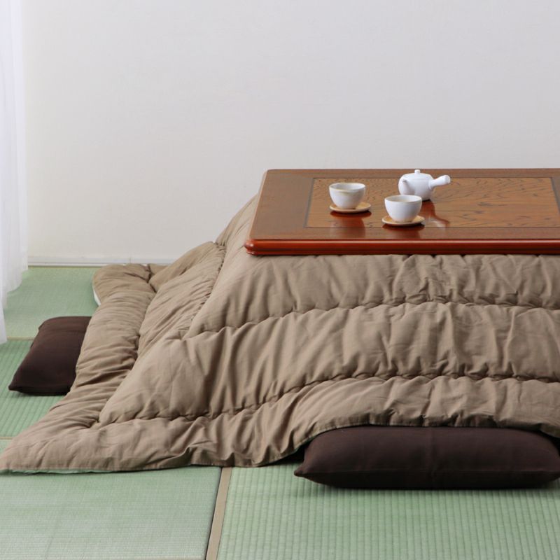 欅の重厚感を感じる純和風こたつ正方形90cm