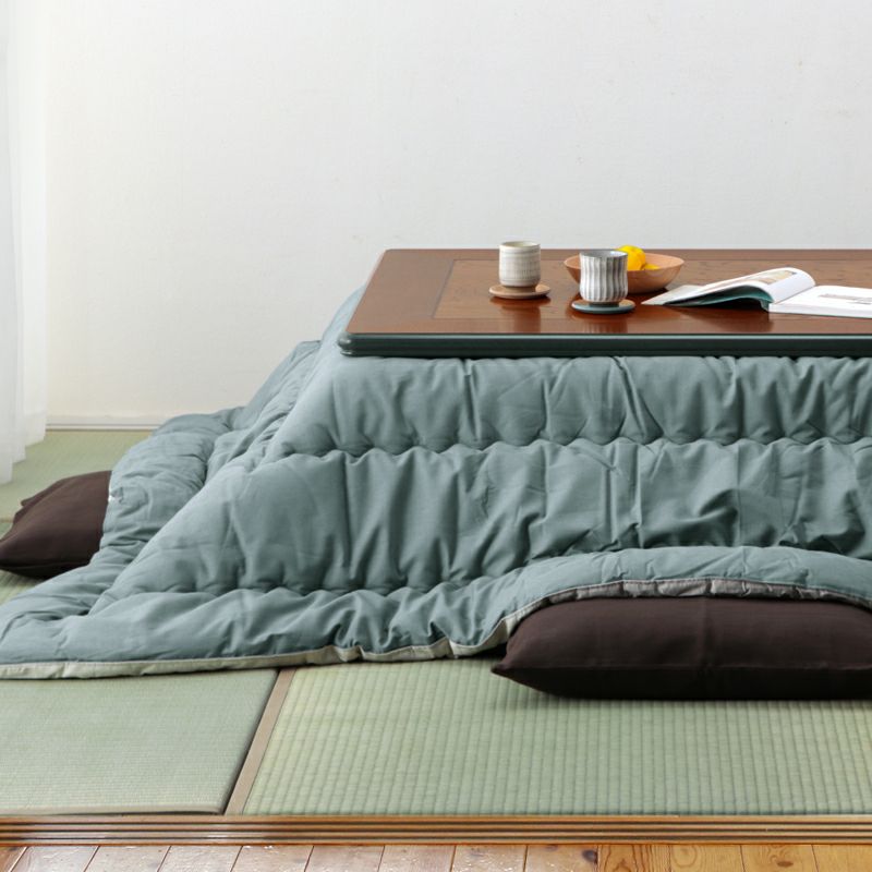 欅の重厚感を感じる純和風こたつ長方形120cm