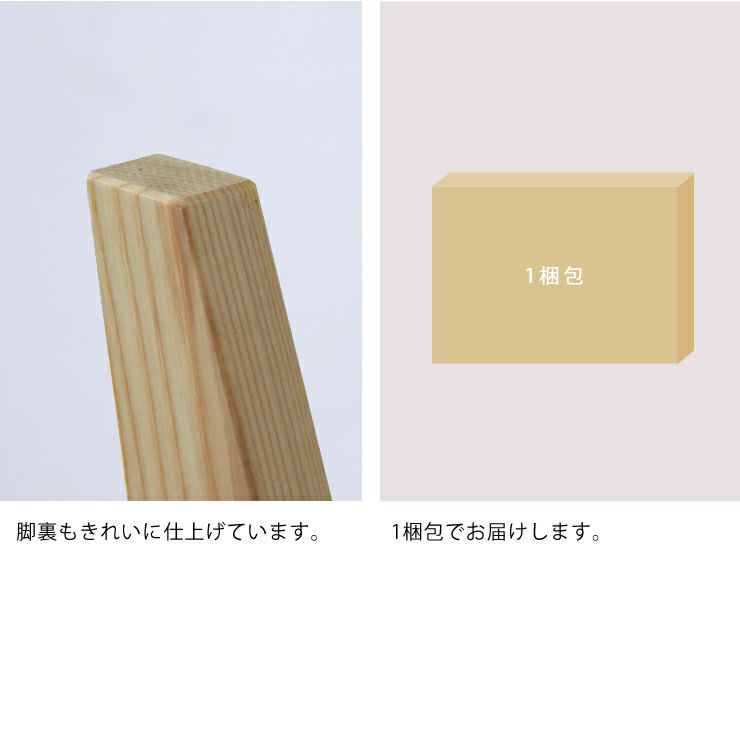 こたつの詳細_脚裏・梱包