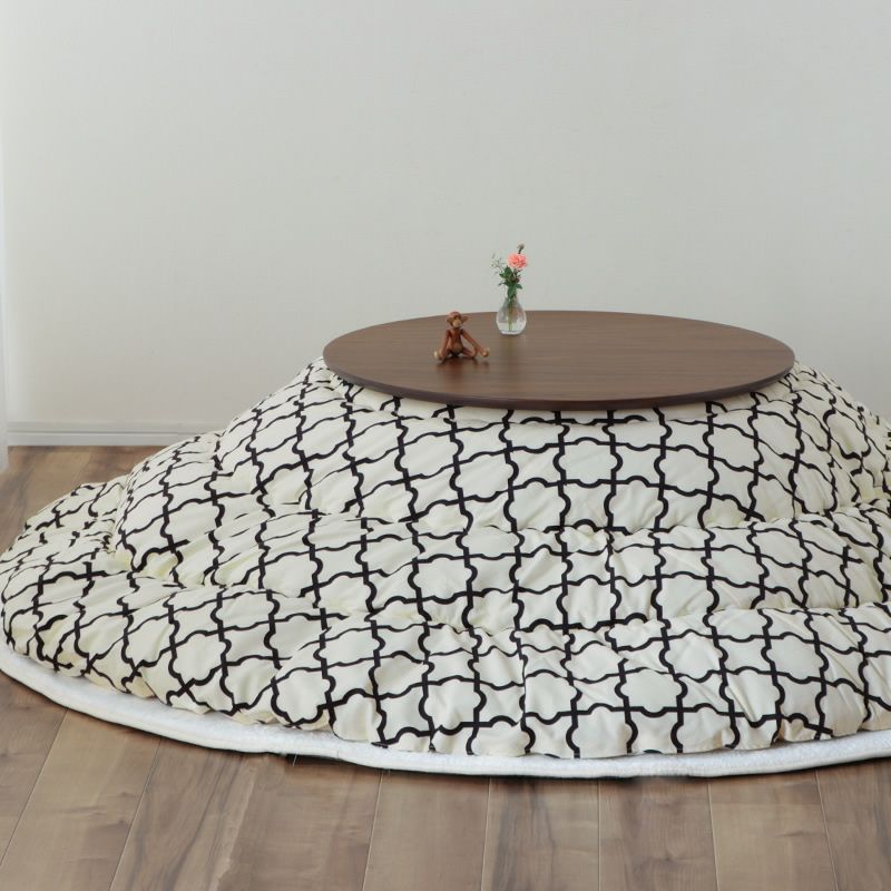 家具調コタツ・こたつ 円形 75c こたつテーブル（円形・楕円形