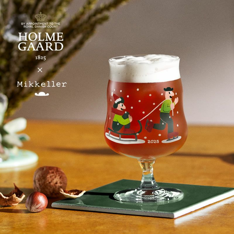 HOLMEGAARD（ホルムガード）Mikkeller（ミッケラー）ユニバーサル ビアグラス クリスマス2025 400ml