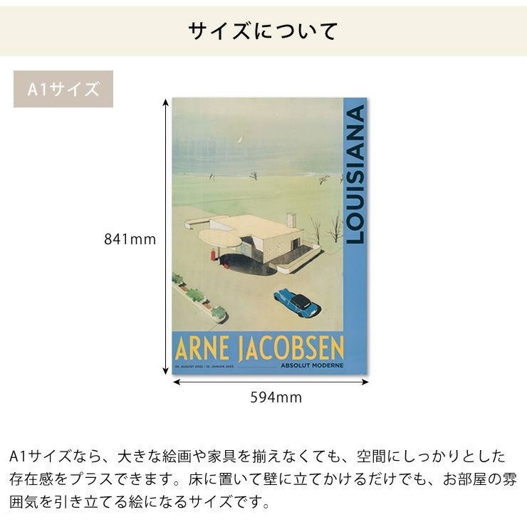 ルイジアナポスターのサイズについて