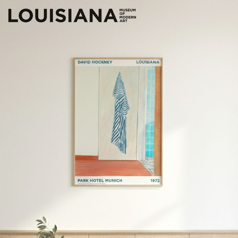 インテリアに馴染むルイジアナポスター