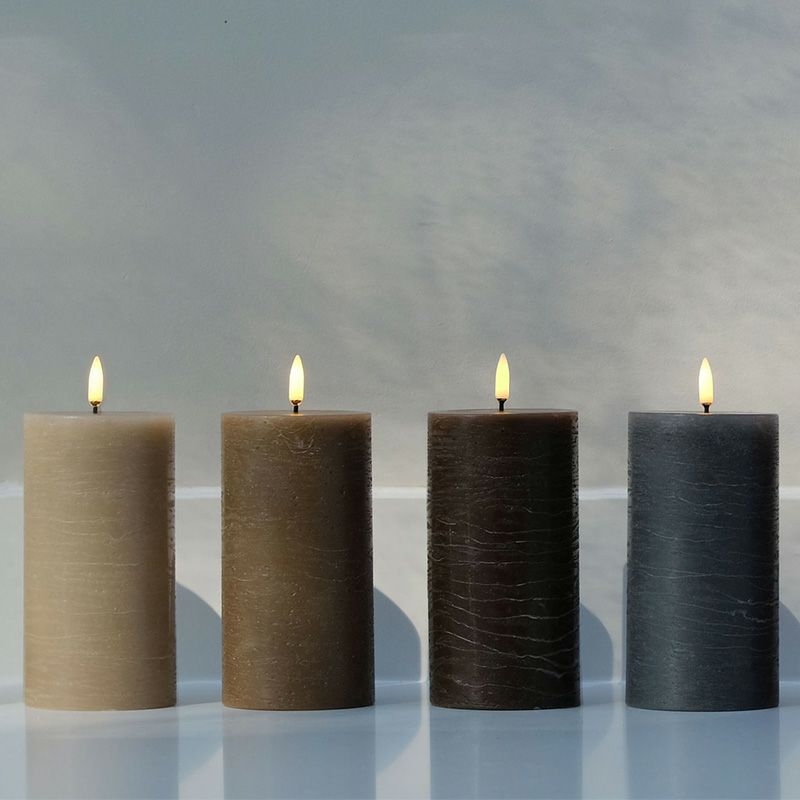ピラーキャンドル ラスティック 高さ15cmのイメージ