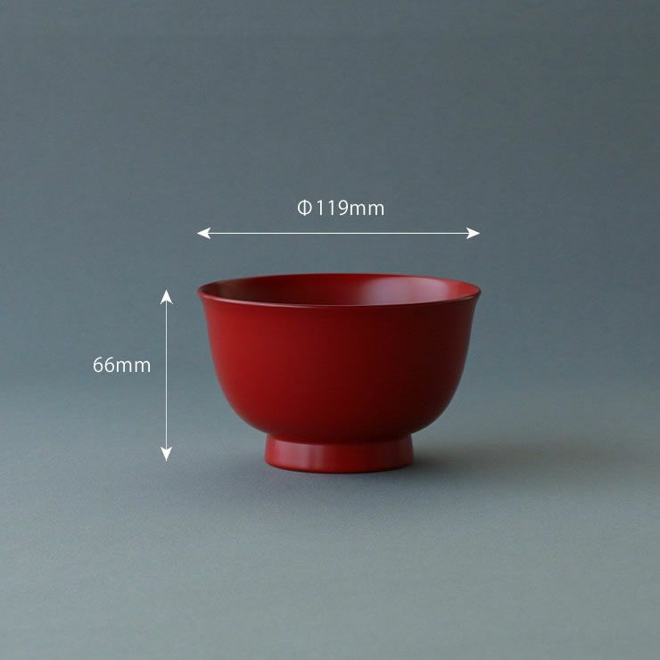越前硬漆お椀4寸のサイズについて