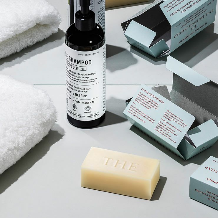 ボディソープや洗顔石けん、手洗い石けんとしても使えるTHE NATURAL MOISTURE SOAP